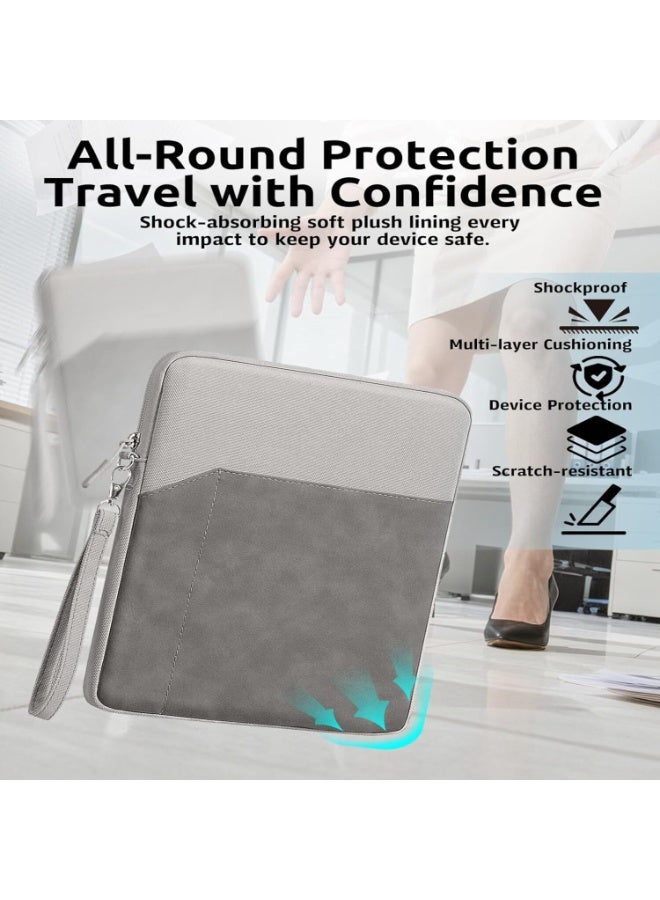 LYNLYN 11-Inch Tablet Sleeve Case, 360° Protective Water-Resistant Carrying Bag for Tablet and ipad, Scratch-Resistant Shockproof Cover, Dark Gray - Image 4